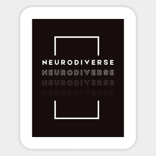 neurodiverse Sticker